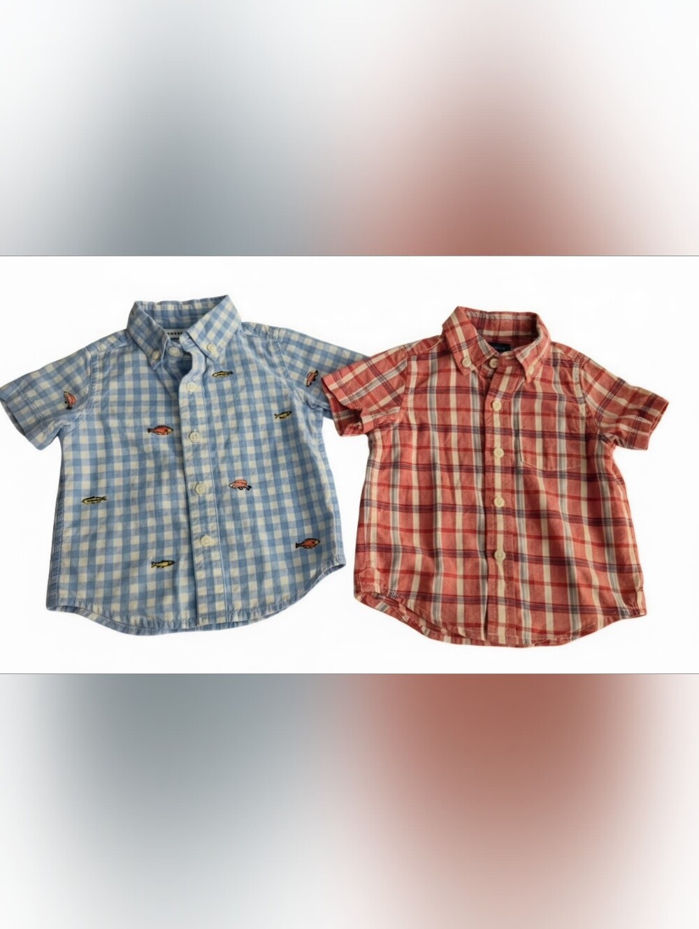 Janie and Jack Short Sleeve Button-Down Bundle